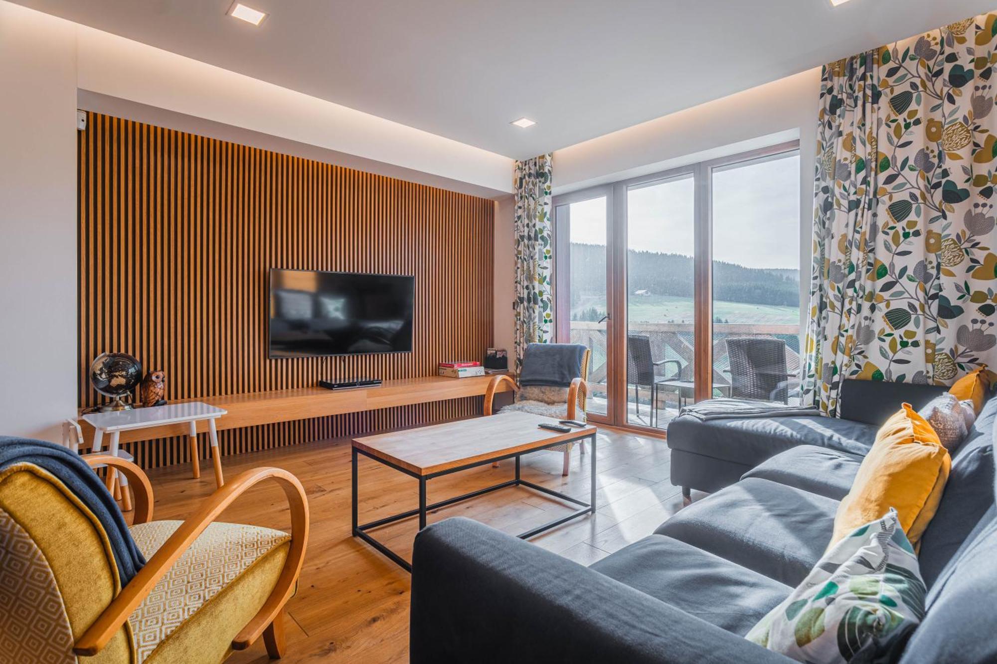 Apartman Svicarek Loučná pod Klínovcem Exteriör bild